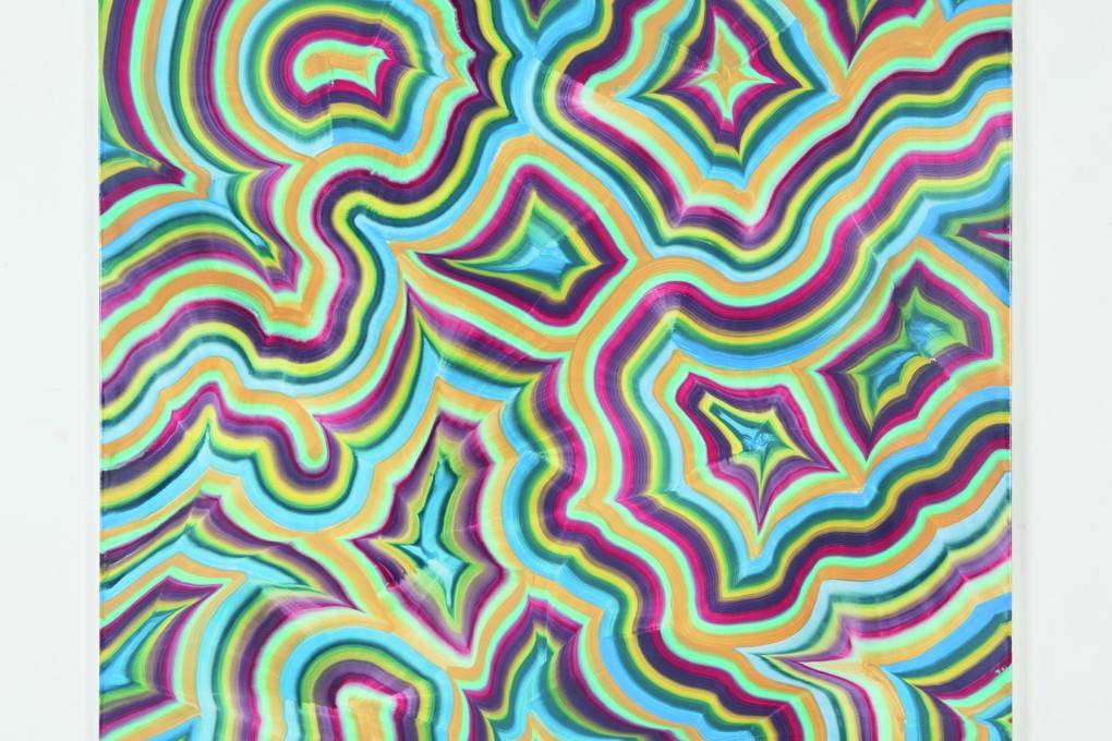 Seplia by Bernard Frize, part of his "On the Side Where There is No Handrail" show at Galerie Perrotin. Photos: Galerie Perrotin