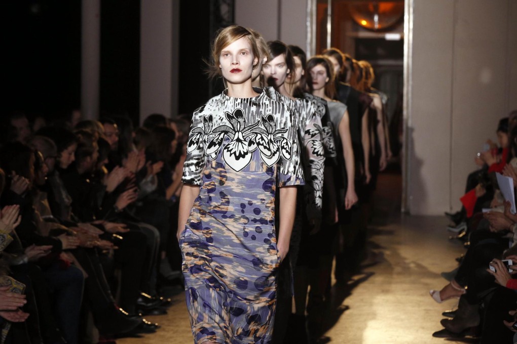 Looks from Rue du Mail's autumn-winter 2013-14 ready-to-wear collection. The label is on a one-year hiatus. Photo: AFP