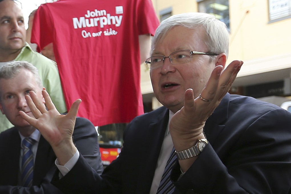 Australian Prime Minister Kevin Rudd. Photo: AP