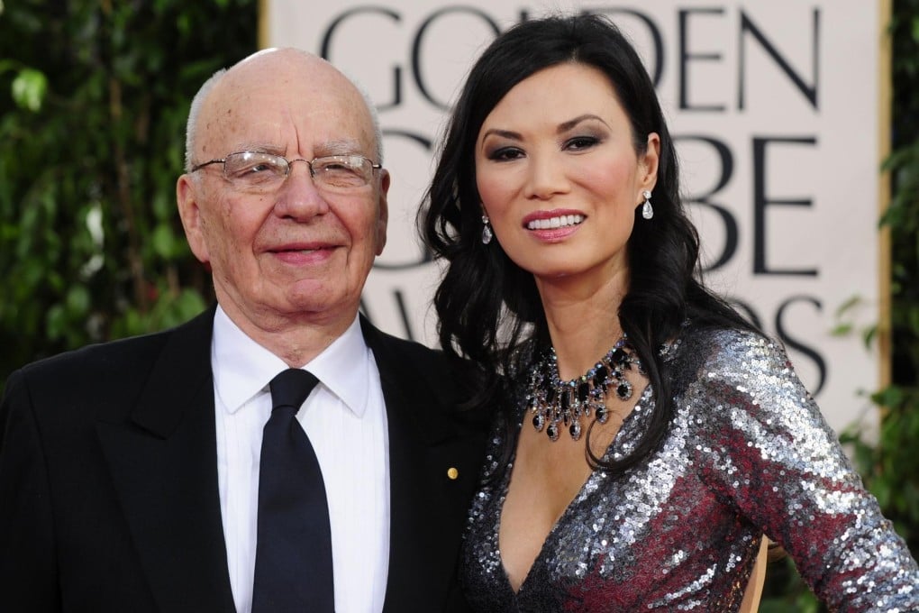 Rupert Murdoch and Wendi Deng. Photo: AFP