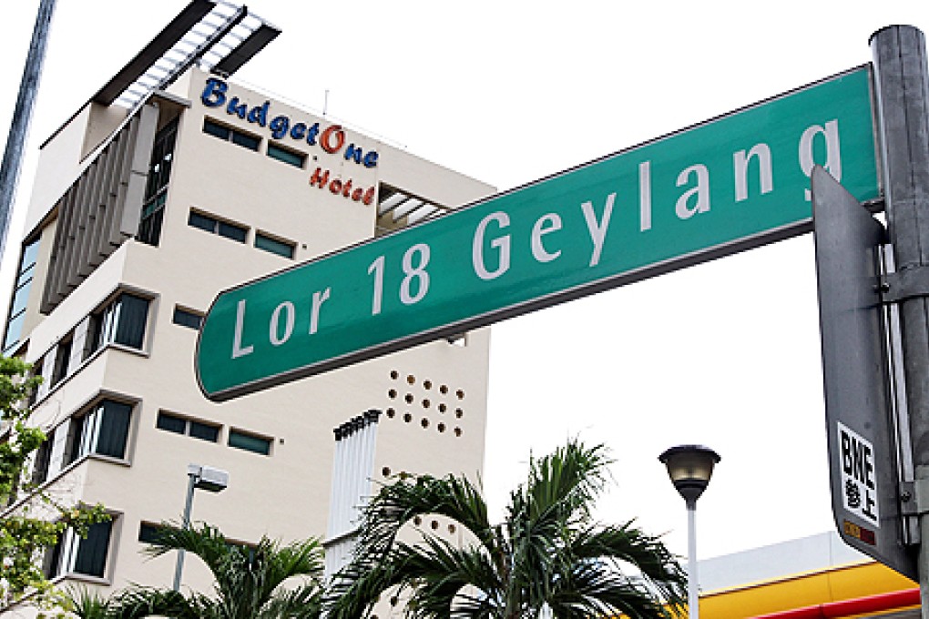 Singapore allows prostitution to thrive in strictly designated areas, and Geylang is the largest and most famous. Photo: AFP