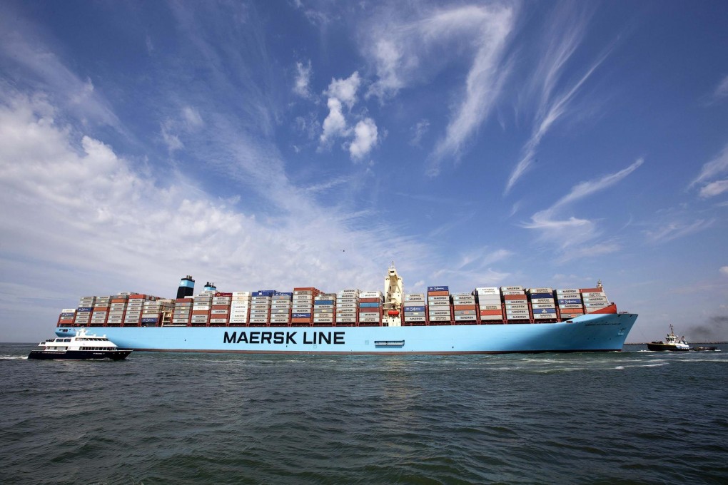 The Maersk MC-Kinney Moller, the world's biggest container ship, is one of the 20 Triple-E vessels ordered by the shipping line. Photo: Reuters