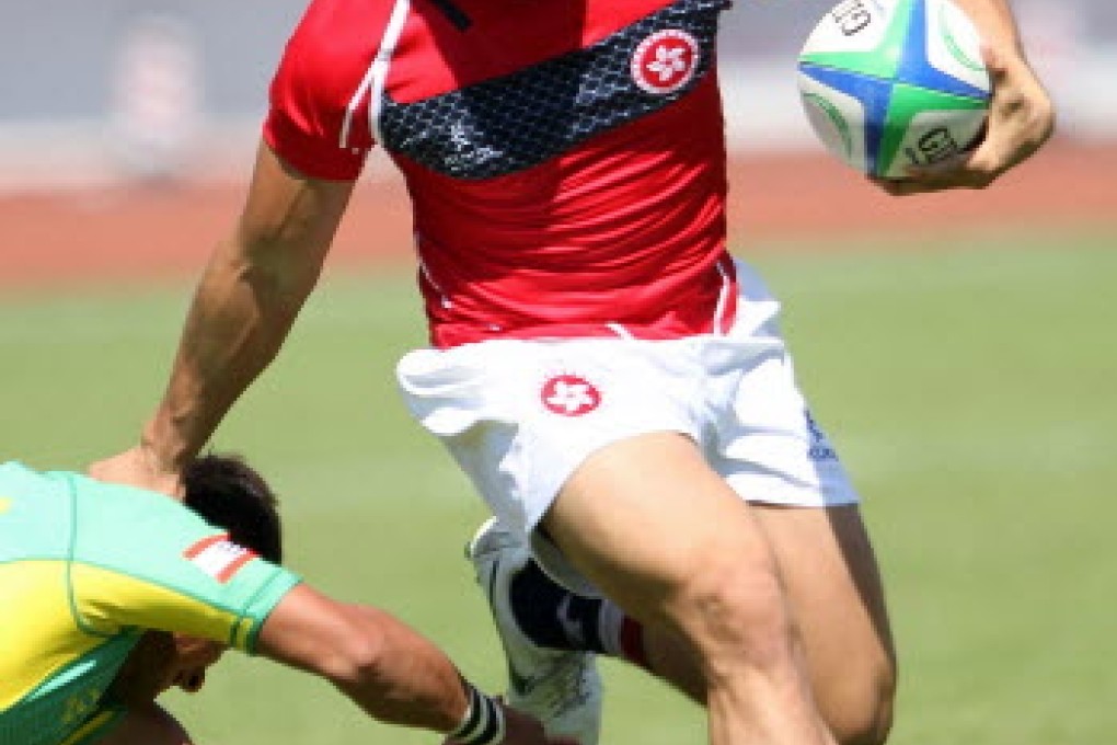 Hong Kong captain Rowan Varty in the National Games.