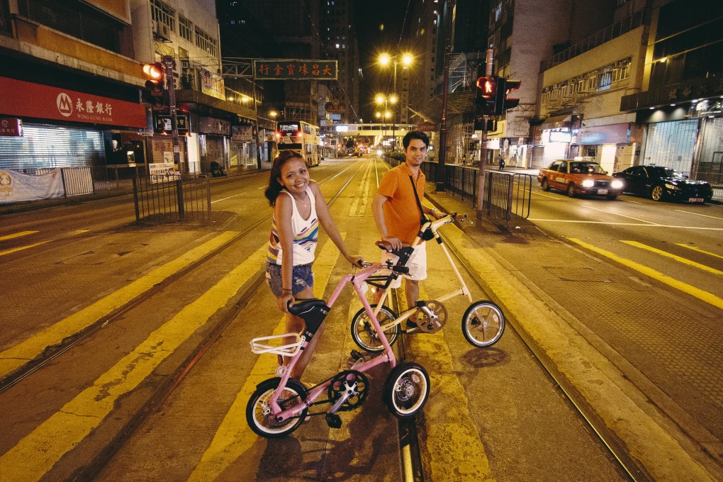 Bike the Moment organises adventurous night rides in the city. Photo: Bike the Moment