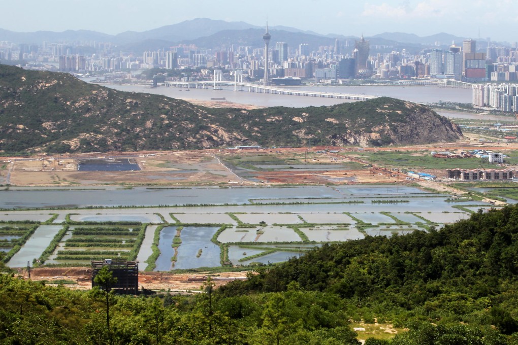 Hengqin, with Macau nearby, is a blank canvas for developers. The island may get a 24-hour crossing with Macau. Photo: K. Y. Cheng