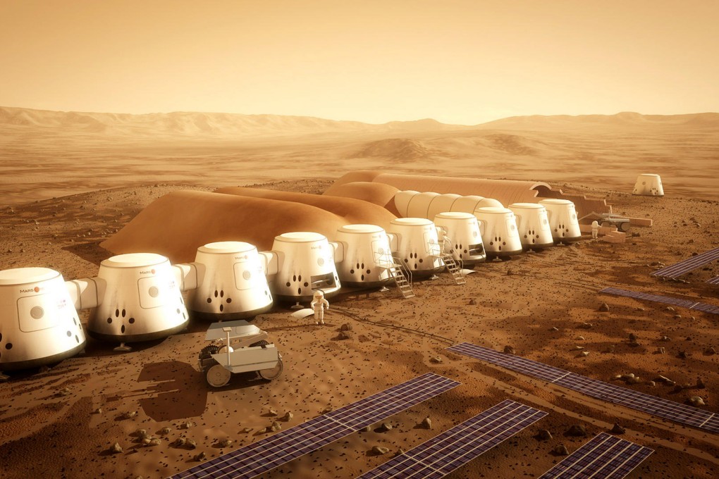 How the settlement on Mars might look. Photo: Mars One