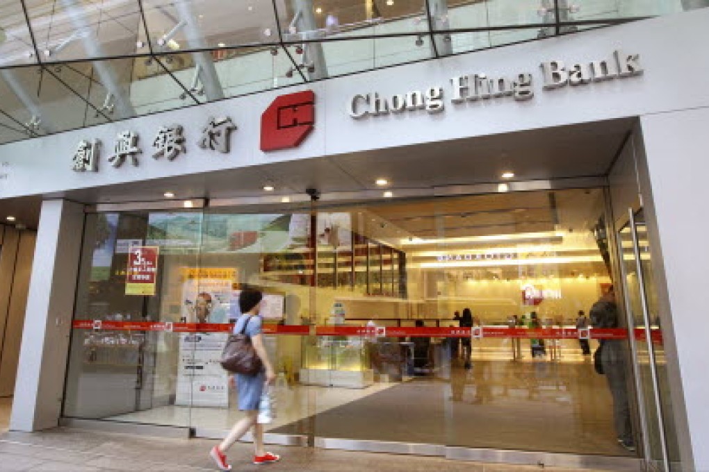 Chong Hing Bank said its controlling shareholder was still in talks to sell a stake in the company. Photo: Dickson Lee