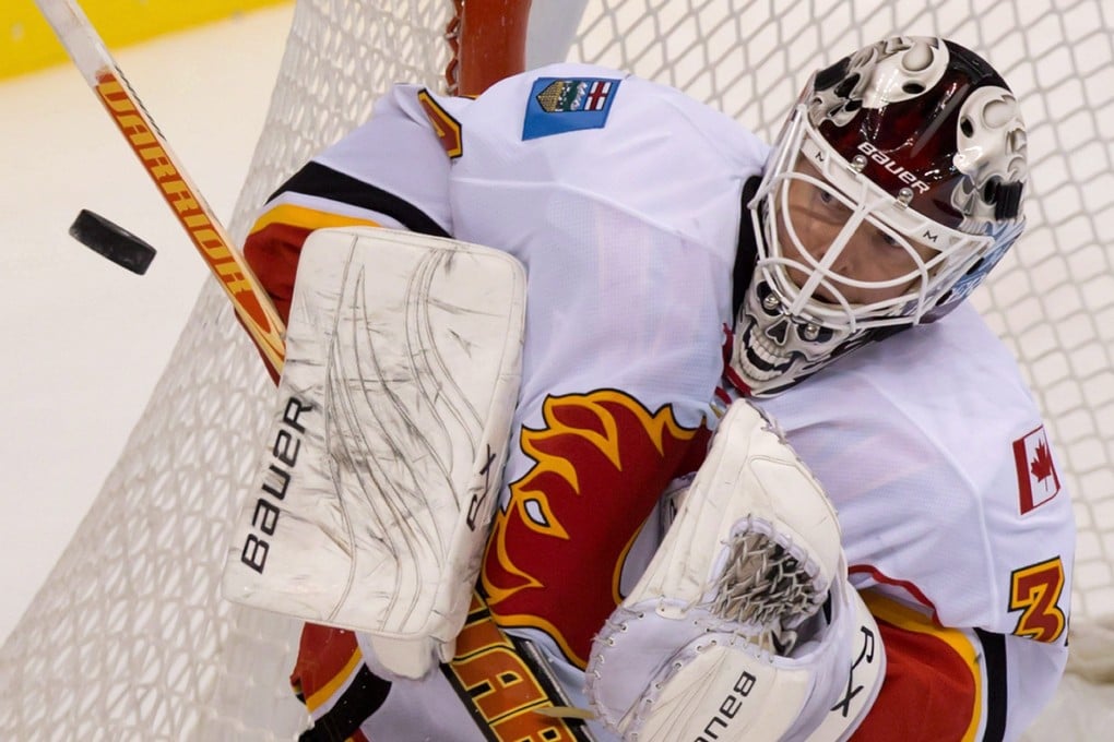 Calgary Flames' goalie Miikka Kiprusoff. Photo: AP