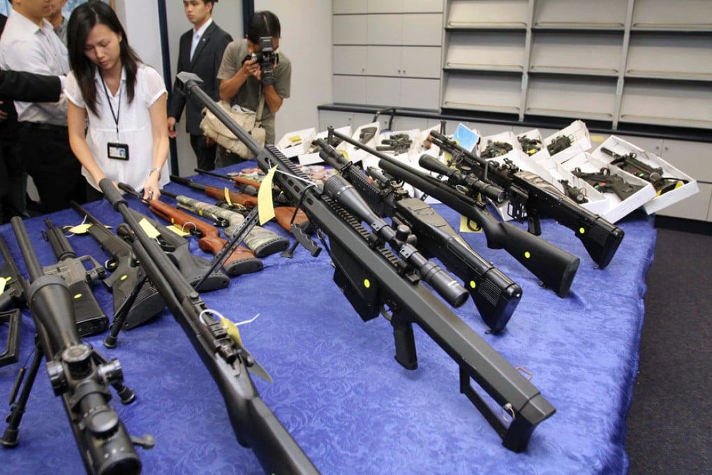 Police sting nets haul of illegal air guns and batons | South China Morning  Post