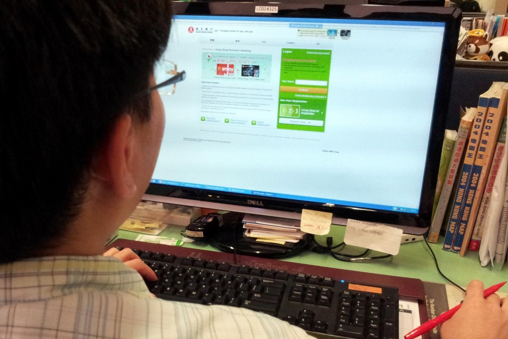 Tight security at Hang Seng.