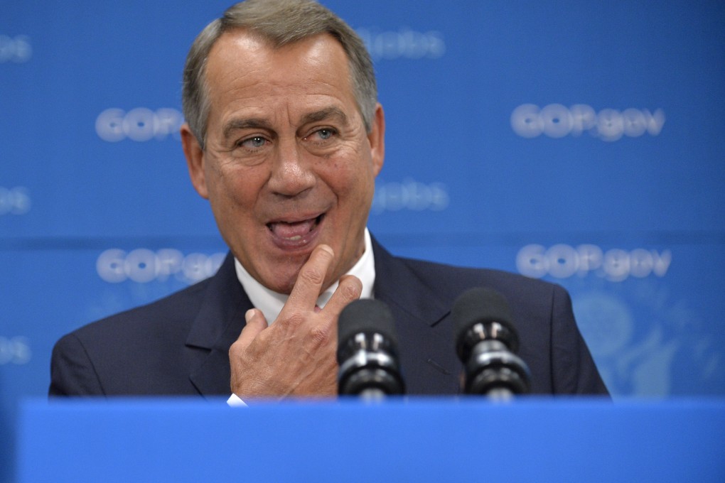 Democrats insist House Speaker John Boehner is seeking to make automatic spending cuts permanent by not extending funding. Photo: Xinhua