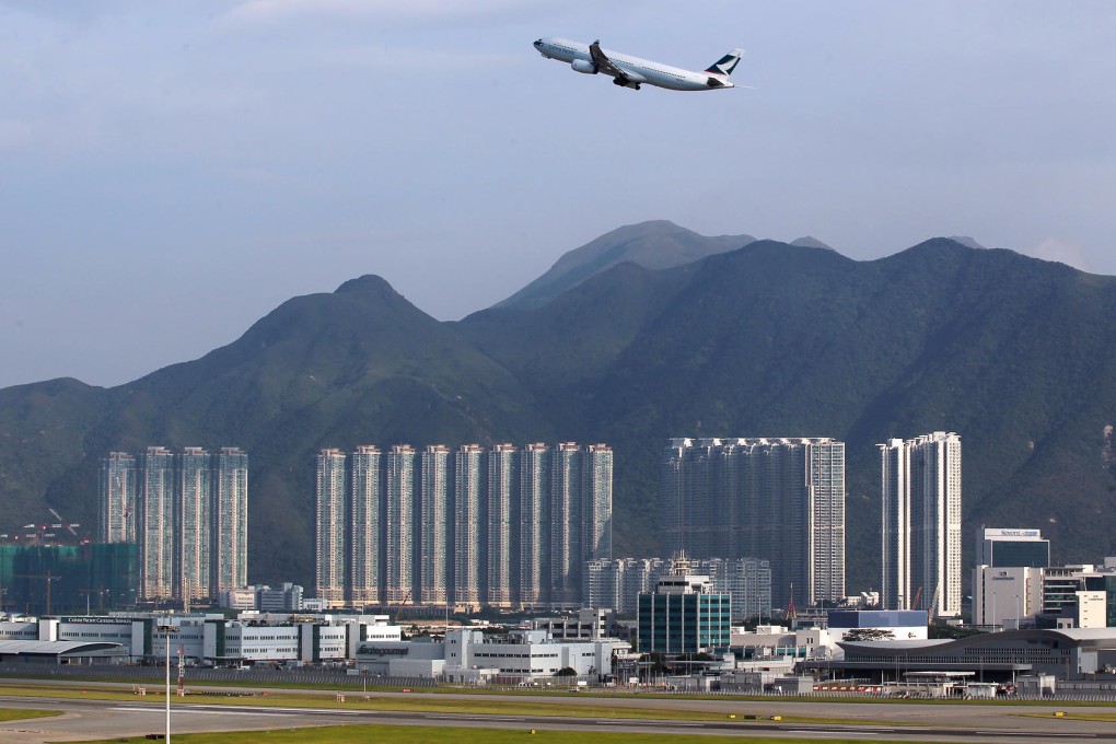 Civil aviation officials say Chek Lap Kok airport needs a third runway to cope with increasing demand. Photo: Nora Tam