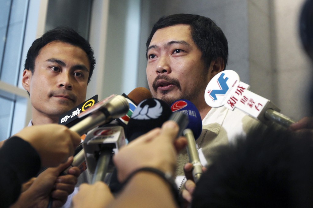 Siu Chi-keung (right) says he feels more positive. Photo: David Wong