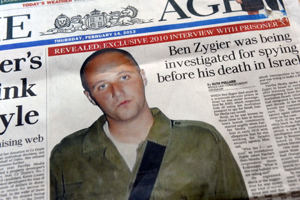 Zygier was found hanged in his isolation cell in December 2010. Photo: AFP