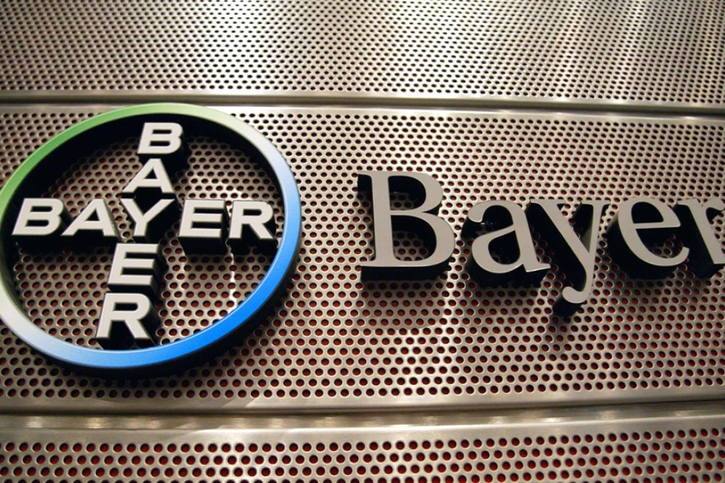 The German pharmaceutical firm Bayer is the latest target of the mainland's ongoing investigation into malpractice in the pharmaceutical industry. Photo: Bloomberg News