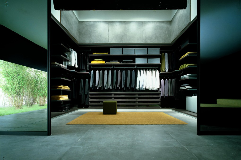 The ultimate man's walk-in wardrobe should have light, space and a place for everything. Photos: E. Bon. Wardrobes: Poliform Varenna