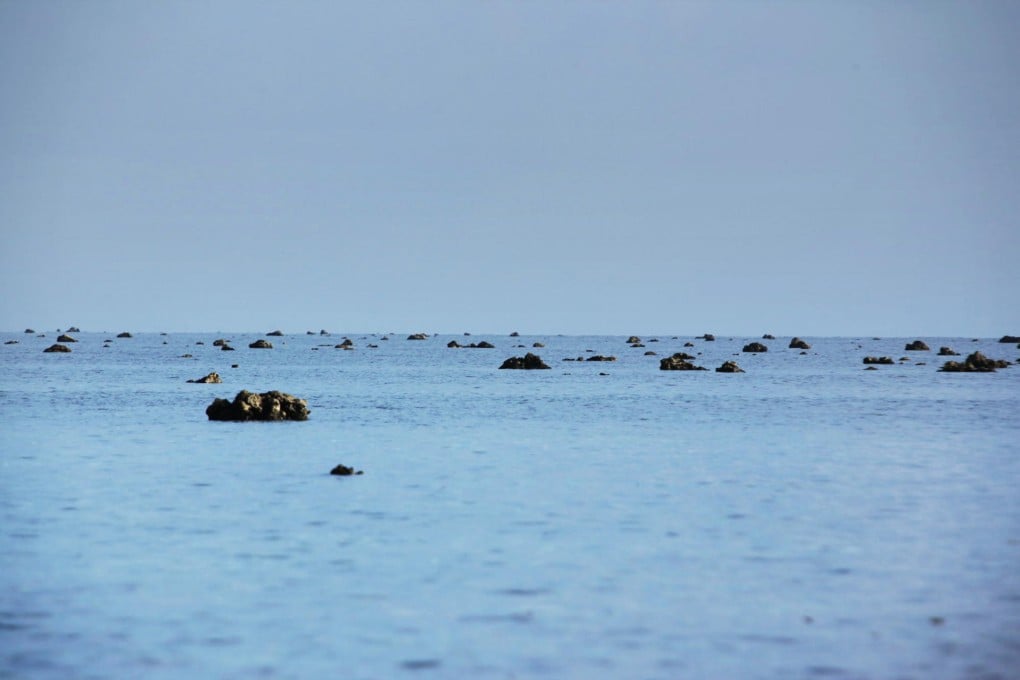 Recent pictures of the disputed Scarborough Shoal. Photo: SCMP