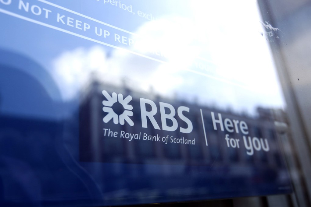 A former banker concealed HK$239m loss at RBS in what judge calls an 'extremely serious offence'. Photo: Bloomberg