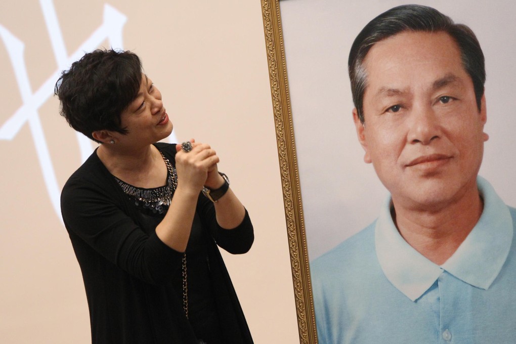 May Hui pays tribute to her late father. Photo: David Wong
