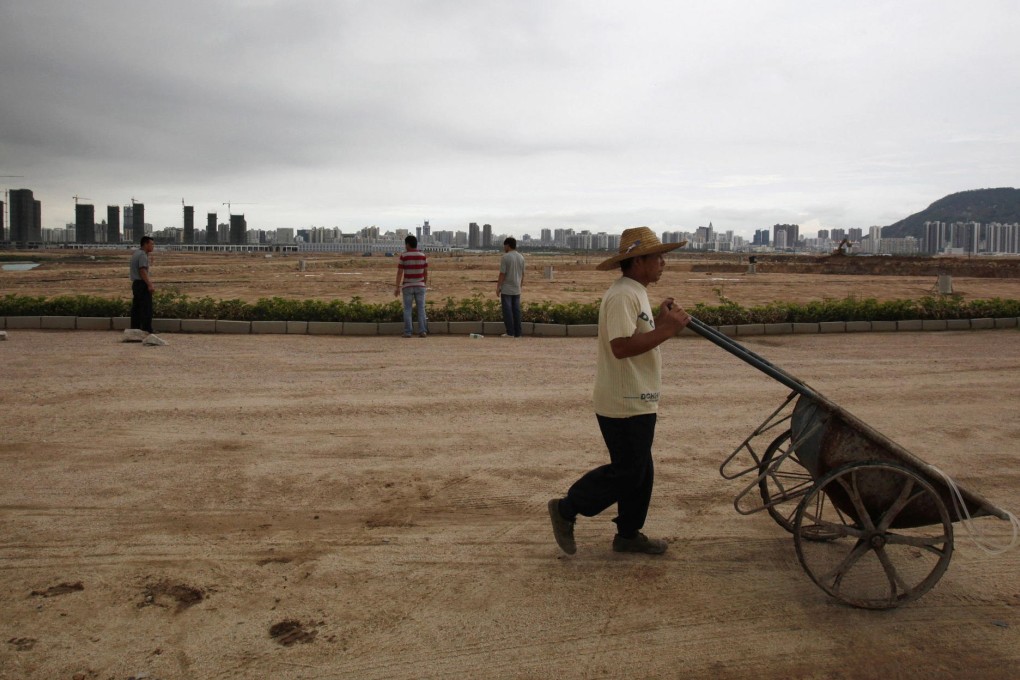 A lack of fine print on the Qianhai economic zone is no obstacle for land sales proceeding in the Shenzhen district. Photo: Reuters
