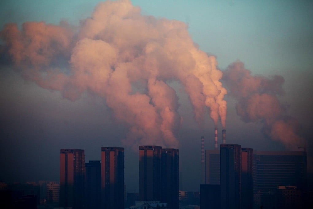 Smoke billows from a power plant in Jilin province. The air quality action plan has been watered down, critics say. Photo: AFP