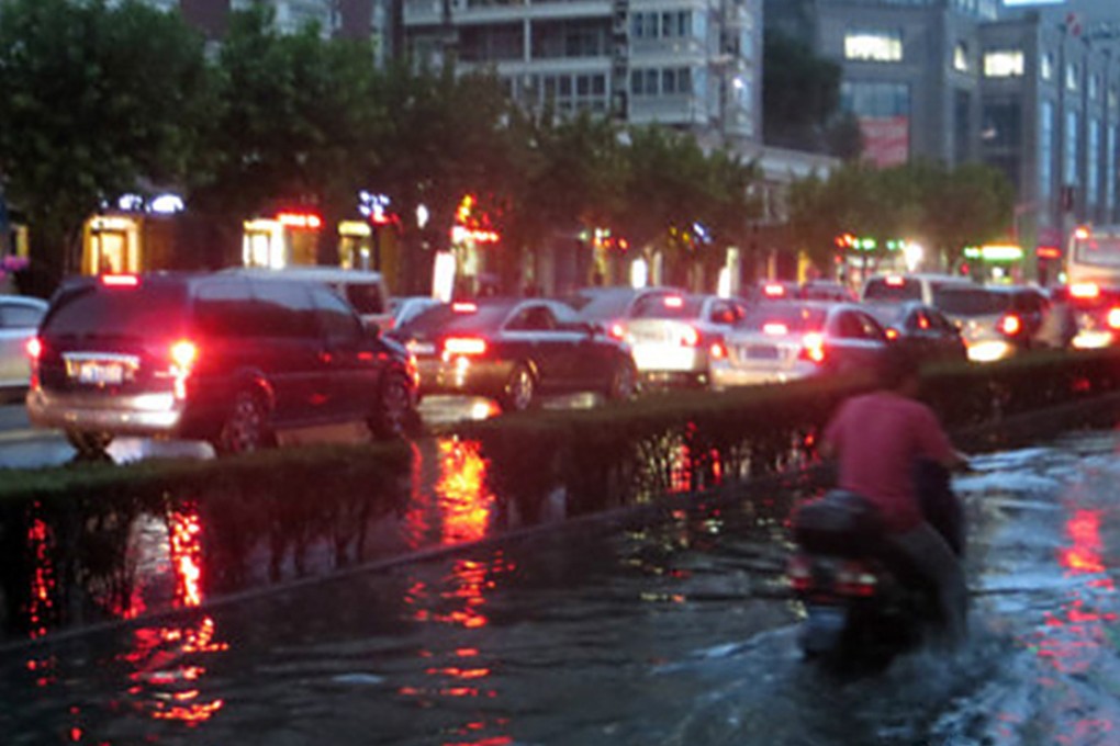Shanghai paralysed by rush-hour rainstorm