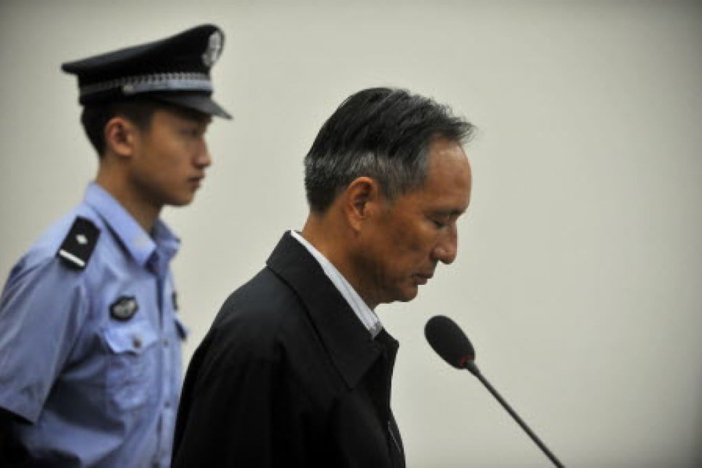 Zhang Shuguang, an associate of disgraced former high-speed rail boss Liu Zhijun, was in charge of procuring rolling stock and other railway components. Photo: Xinhua