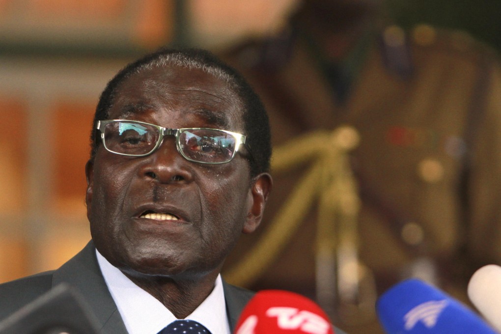 Zimbabwe's President Robert Mugabe