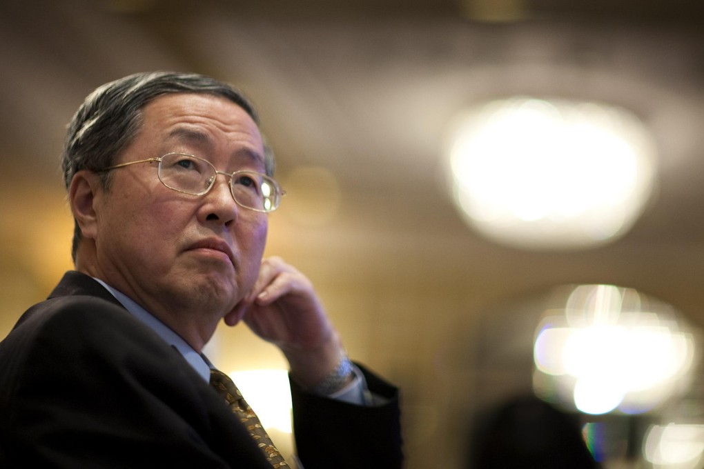 Central bank chief Zhou Xiaochuan favours setting up private lenders and boosting the development of micro-credit firms. Photo: Bloomberg