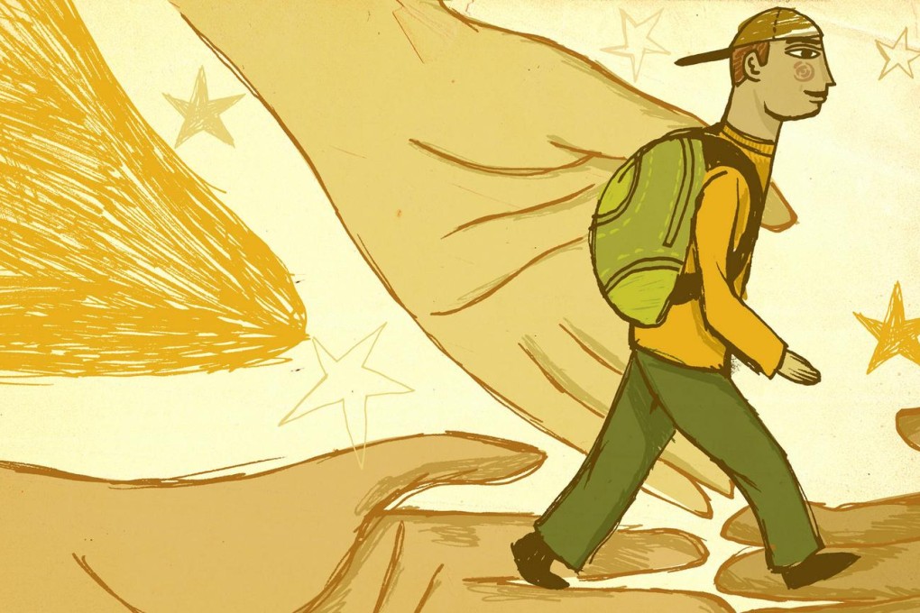 Children are carrying school bags that are too heavy for them