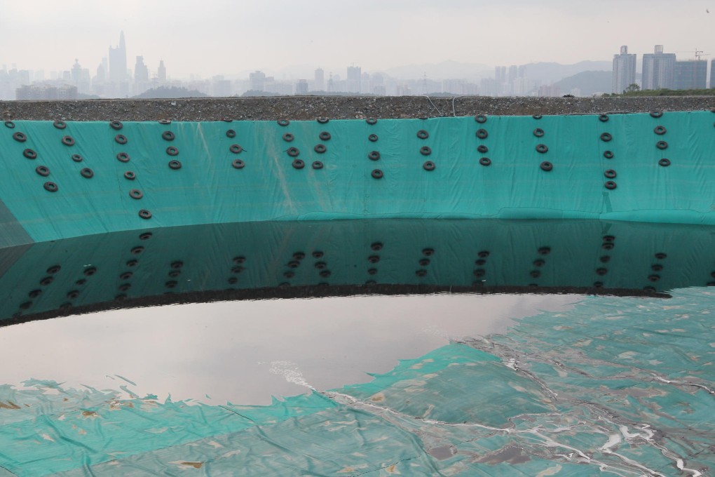 It is unknown how much polluted water leaked out. Photo: K.Y. Cheng