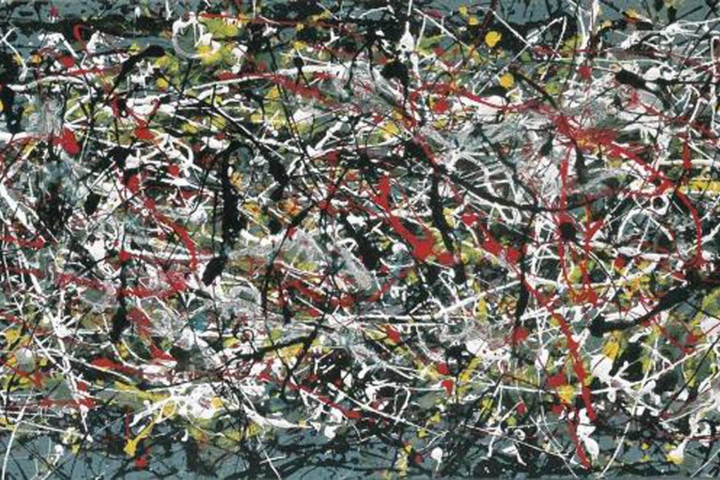Two of the fakes, a Rothko (left) and a Pollock, which were bought by New York dealers and sold to clients without documents proving provenance. Photos: SCMP