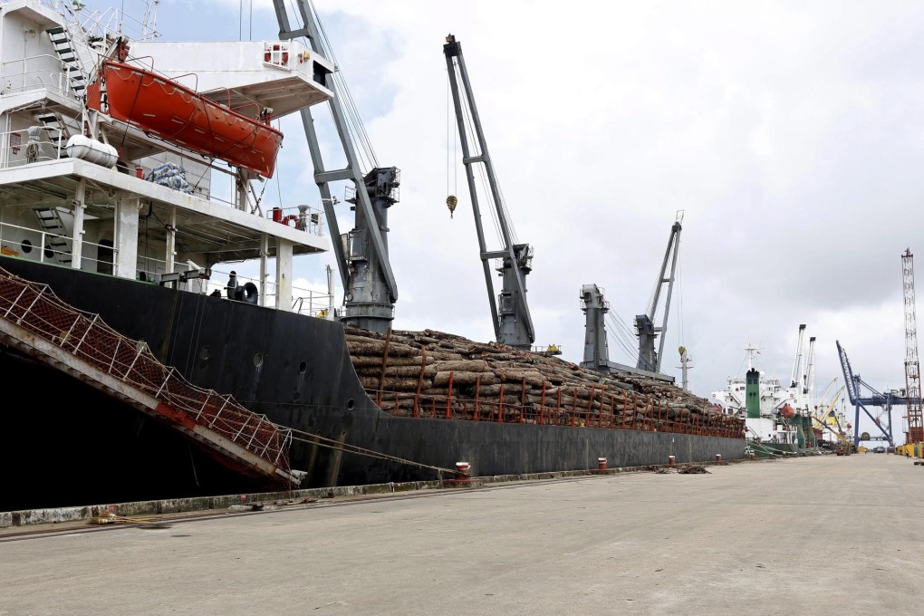 The surge in Chinese demand for logs is coming at the right time for shipping firms that had been pressured by a supply glut. Photo: EPA