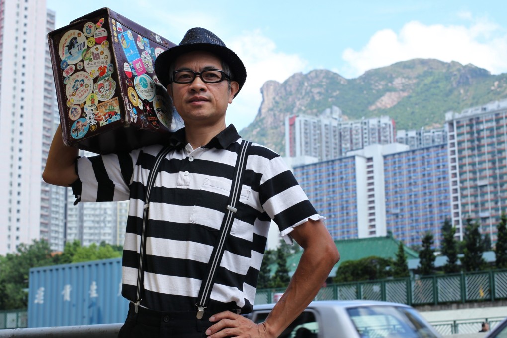Street performer Andrew So Chun-chau, known as "Mr Funny". Photo: Nora Tam.