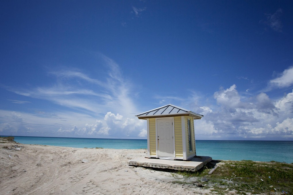 The beach near where Resorts World Bimini is planning a 300-metre-long cruise ship dock to offload tourists. Photo: AP