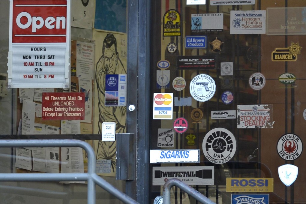 The Sharpshooters firearms store in Lorton, Virginia, where gunman Aaron Alexis reportedly bought a shotgun. Photo: Reuters