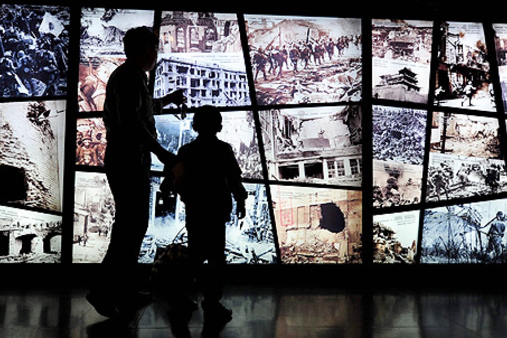 Visitors at The Museum of the War of Chinese People’s Resistance Against Japanese Aggression in Beijing on Wednesday. Photo: Reuters