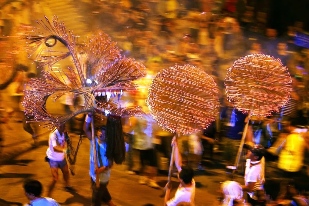 The Tai Hang fire dragon dance. Photo: SCMP