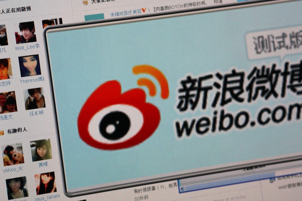 A logo of Sina Corp's Chinese microblog website "weibo." Photo: Reuters