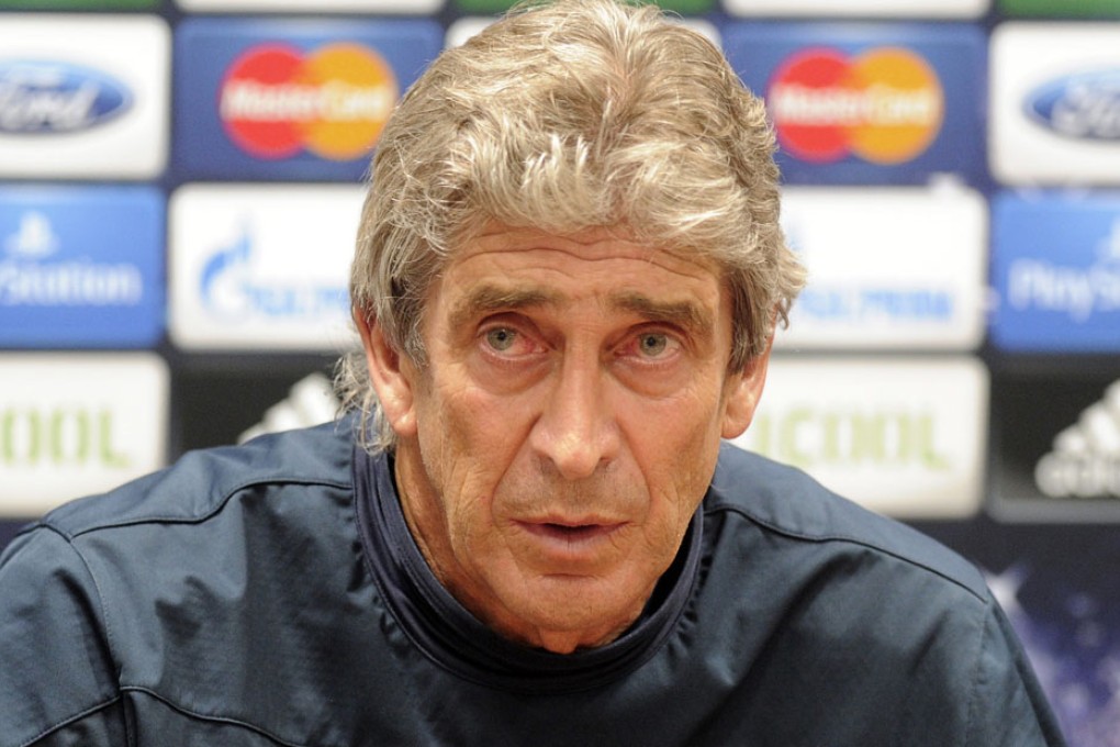 Manuel Pellegrini. Photo: AP