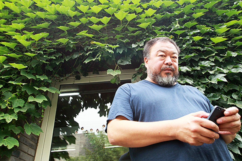 Artist Ai Weiwei. Photo: Simon Song