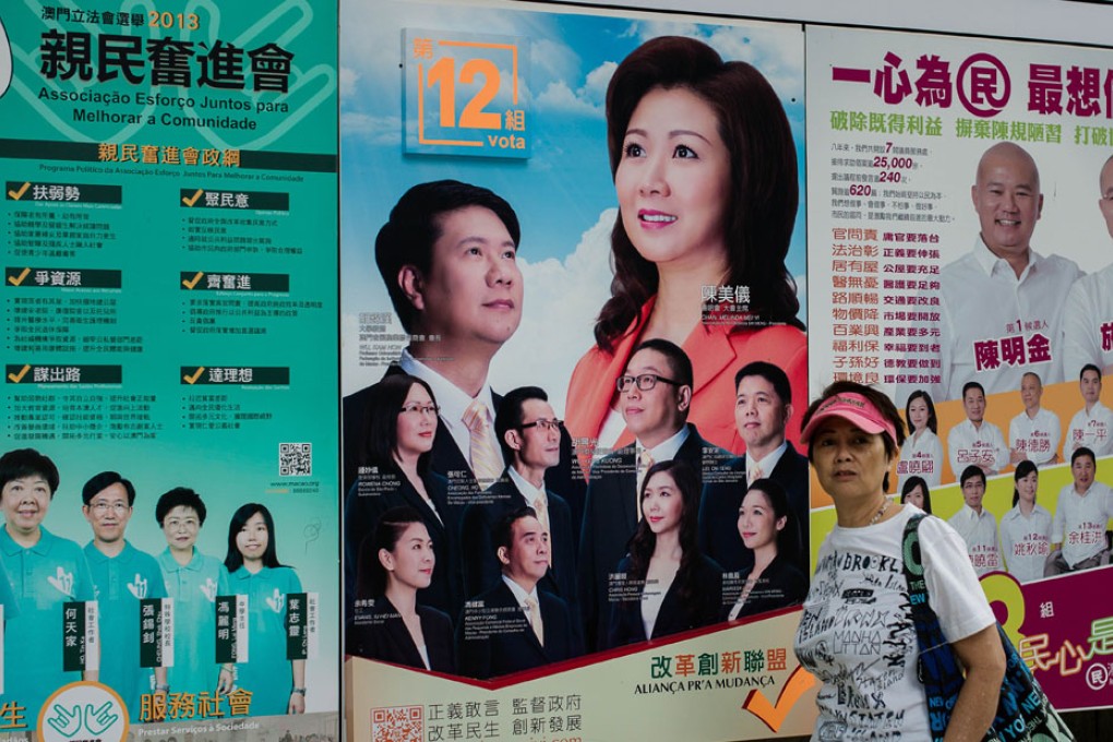Strict rules aimed at curtailing the sway of associations in Macau's legislative election actually had the opposite effect. Photo: AFP