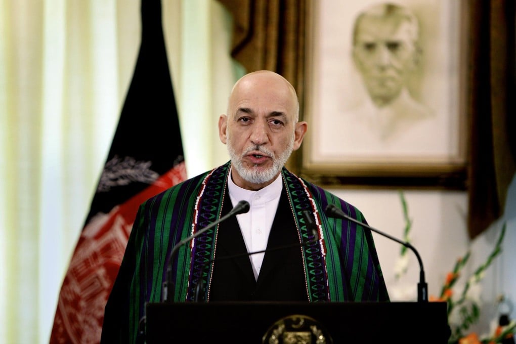 Afghan President Hamid Karzai