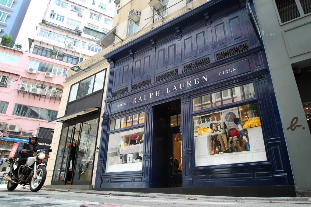 The Ralph Lauren shop opened in Gough Street last year led the way for other brands. Photo: Nora Tam