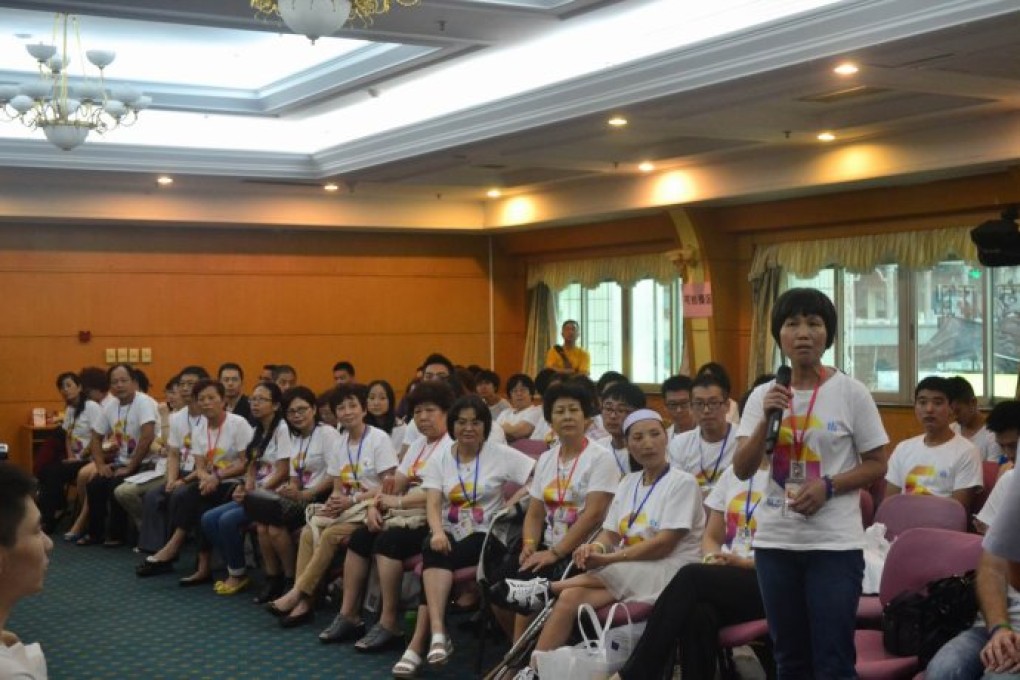 Parents of gays and lesbians in a recent gathering in Fuzhou. Photo: A Qiang