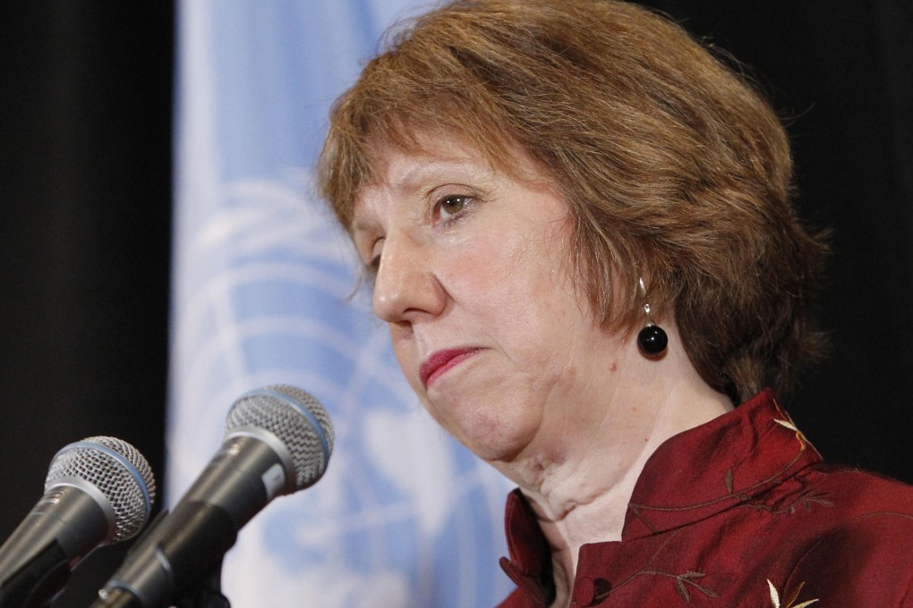 Ashton: Impressed by Iranian minister's "determination". Photo: AP