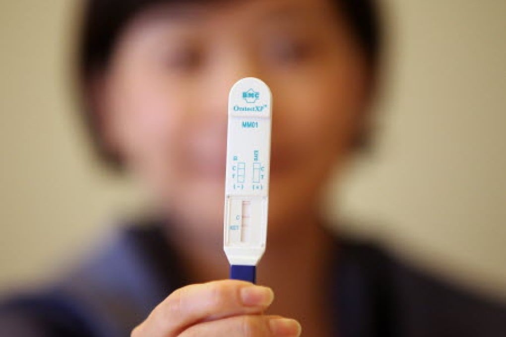 New drug testing devices like this could be used by police to screen suspects. Photo: Dale de la Rey