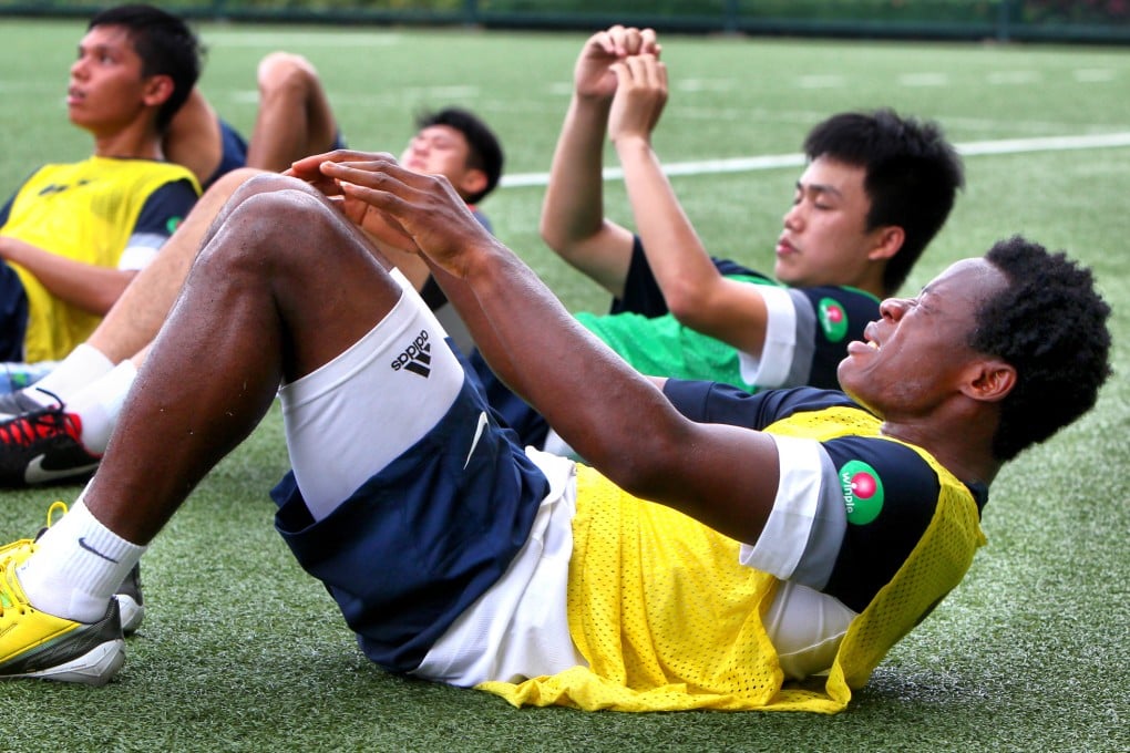 Ghana-born Kitchee striker Christian Annan has been trying to change his nationality since February to become eligible for Hong Kong. Photo: Jonathan Wong