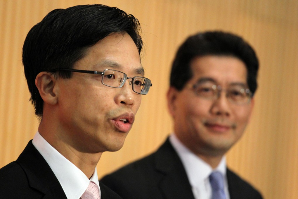 Undersecretary for Commerce Godfrey Leung (left). Photo: Dickson Lee