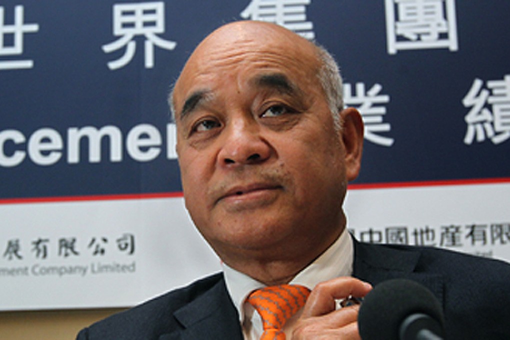 Henry Cheng Kar-shun, chairman of New World China Land. Photo: Dickson Lee